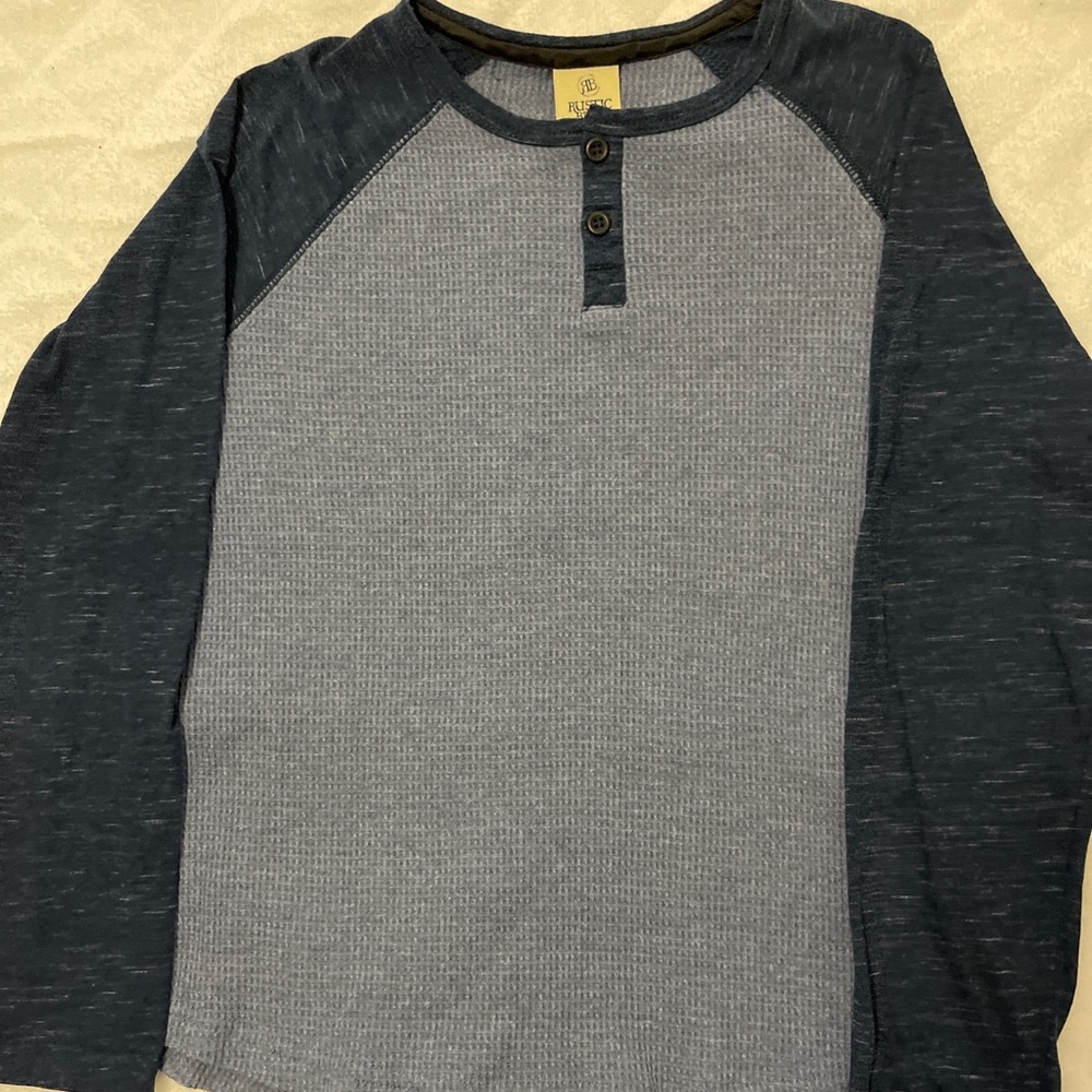 Rustic Blue boy shirt